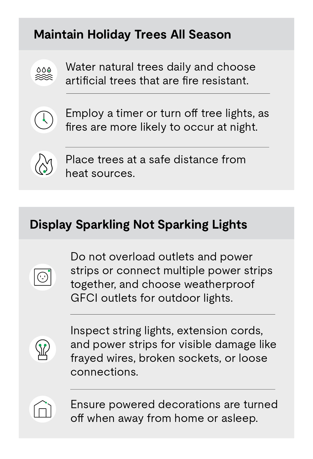 List of Holiday Decorating Safety Tips