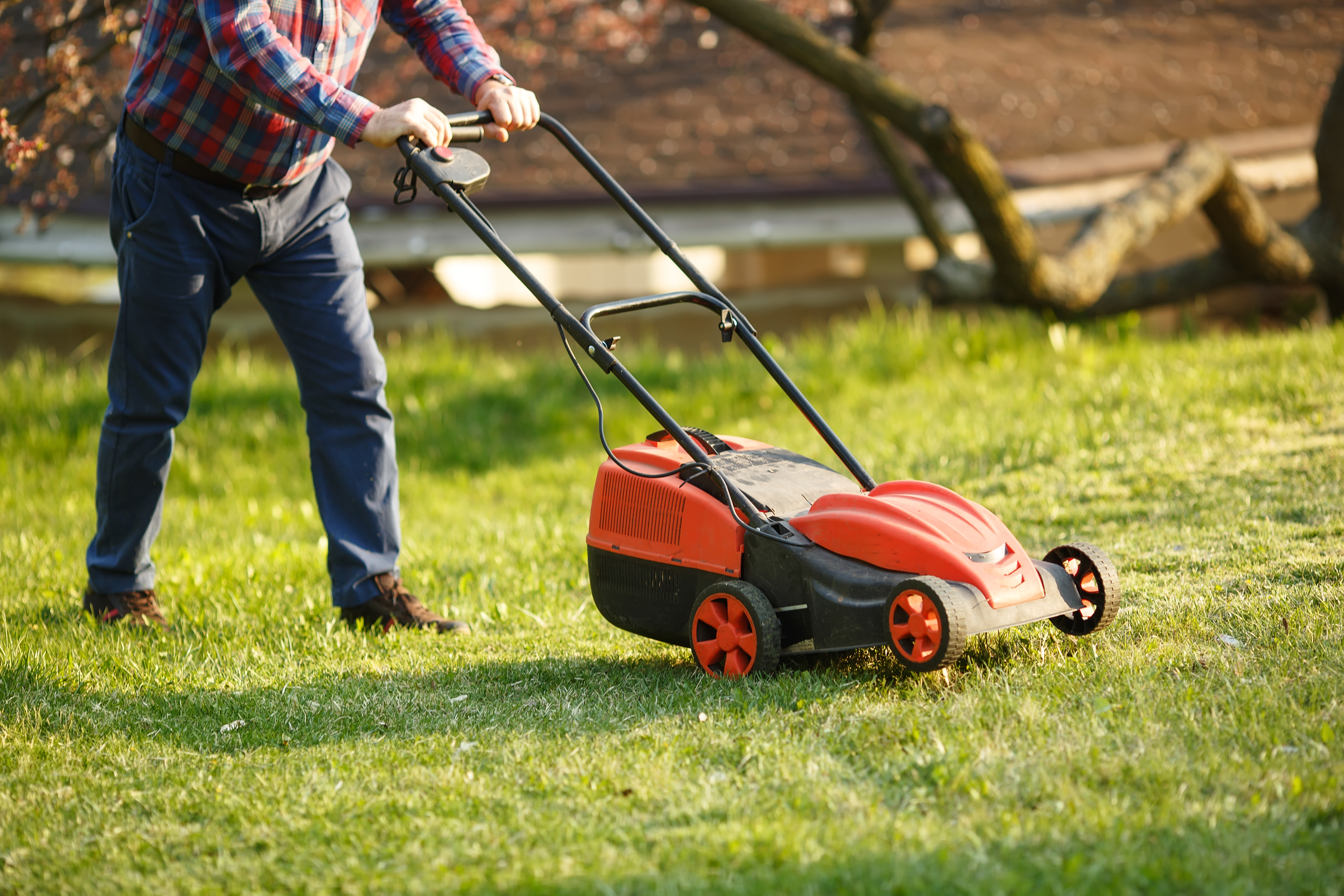 Lawn mower electric online motor