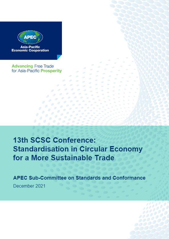 Cover of  13th SCSC Conference Report on Standardization in Circular Economy for a More Sustainable Trade
