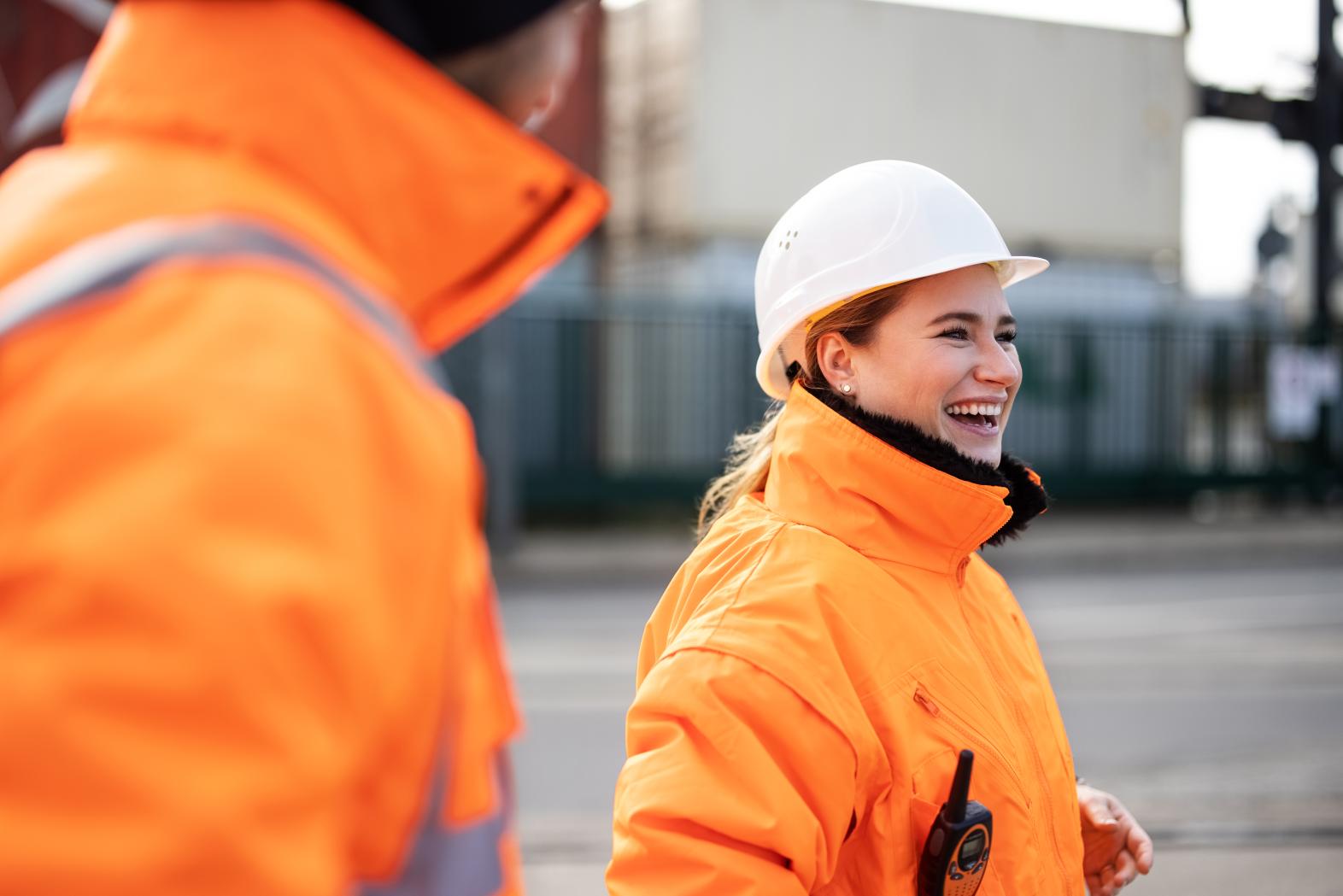 Engineers in Protective Gear