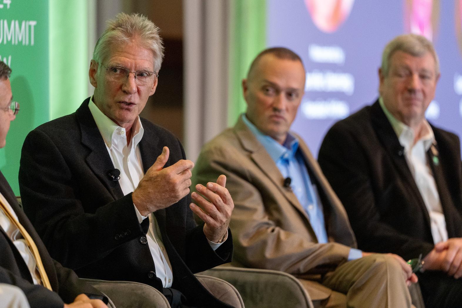 TRIP founders in a panel discussion onstage at the 2024 TRIP Summit DFW