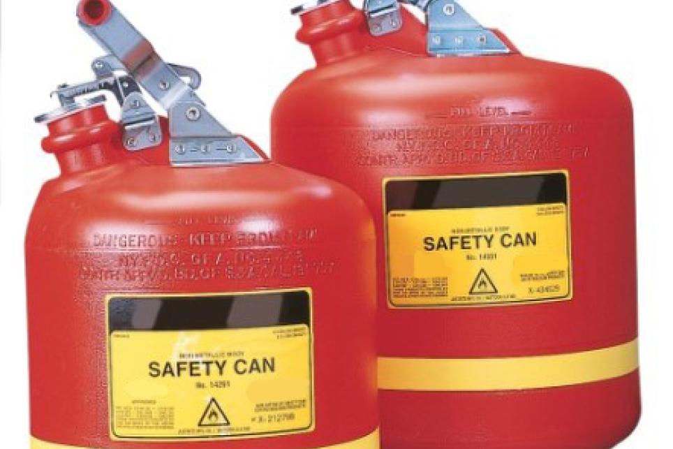Safety Cans for Flammable and Combustible Liquids