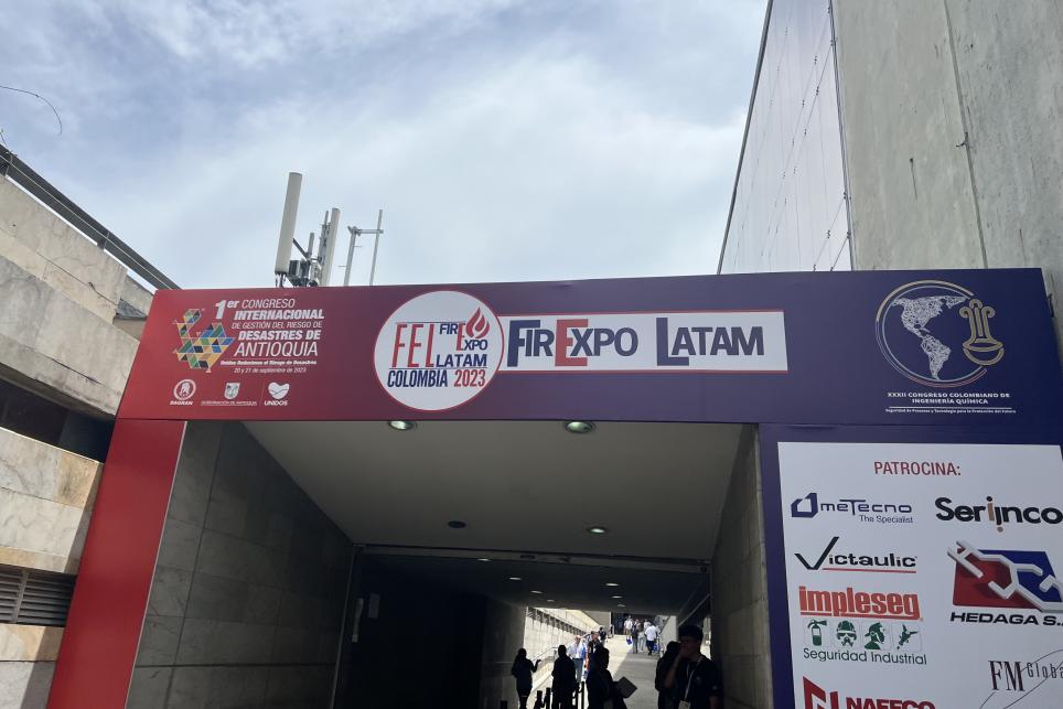 2023 LATAM Fire Expo Entrance