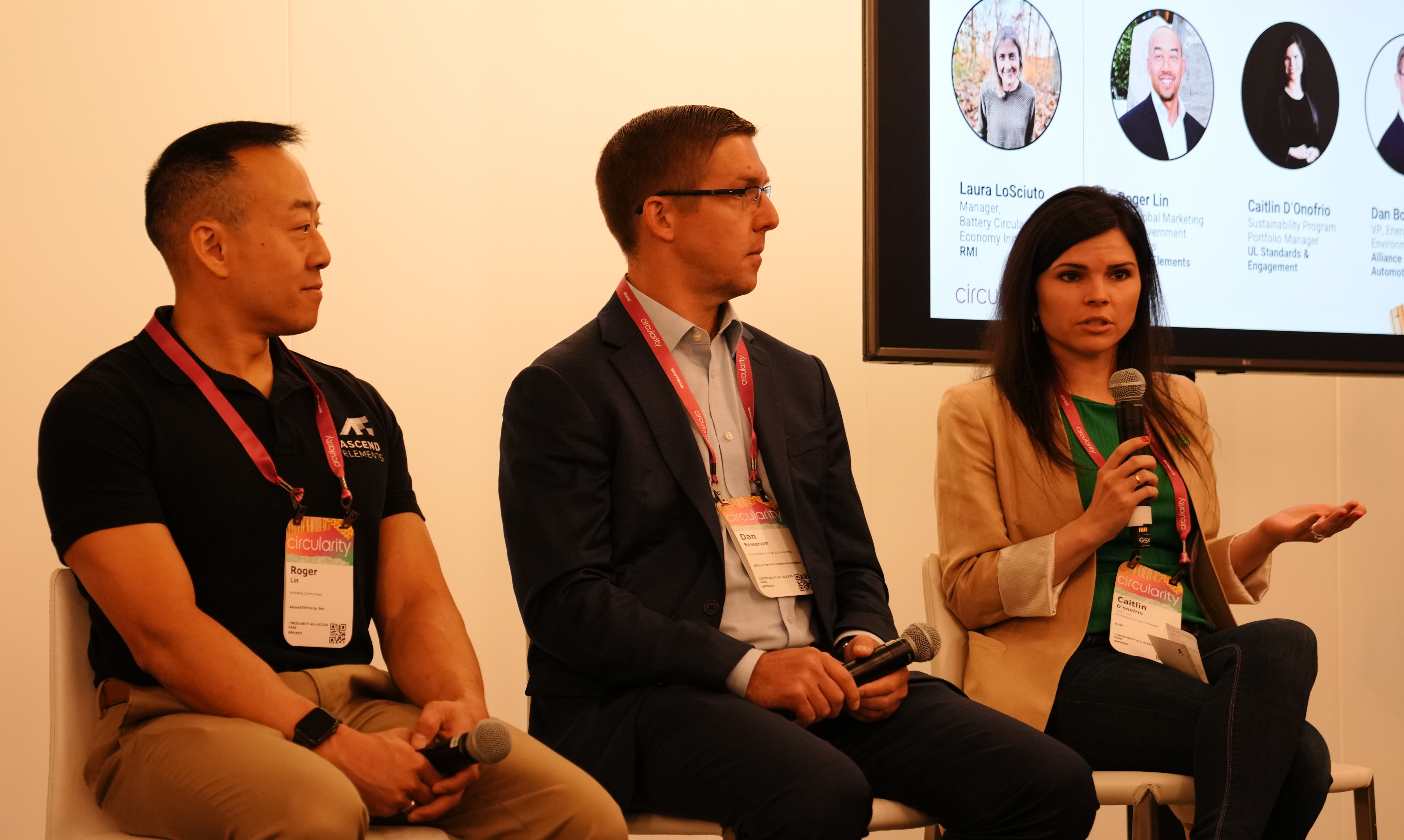 Roger Lin, Dan Bowerson, and Caitlin D'Onofrio
