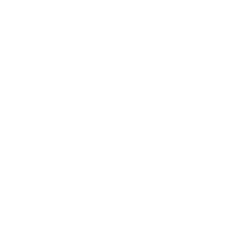White outline of a battery with a vertical bar and a circle inside, on a light gray background, resembling a minimalist low battery icon.